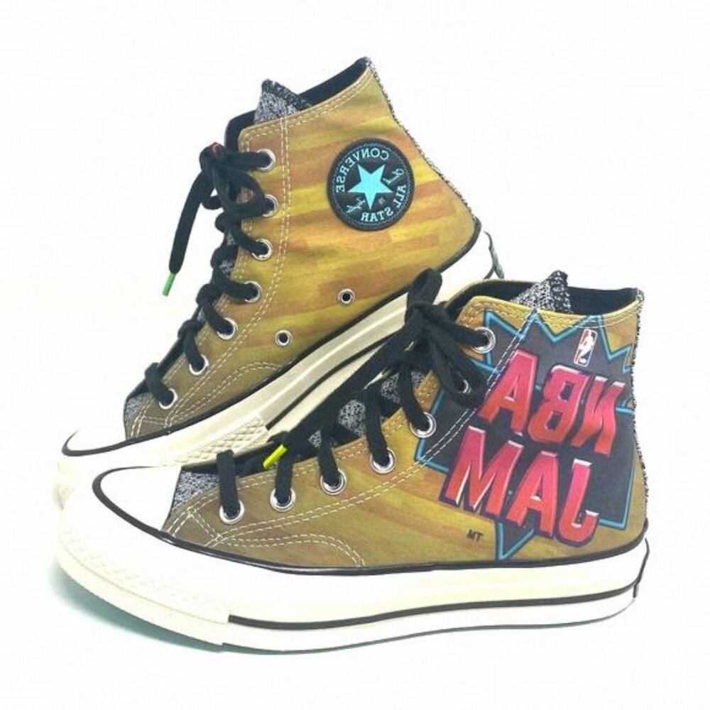 💖MEGA SALE💖Converse Men's 171692C CHUCK 70 HI Brown Aqua Electric Red Solar